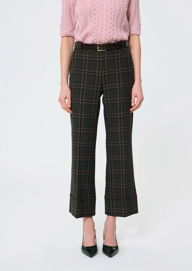 Tara Jarmon Stone Trousers English Green