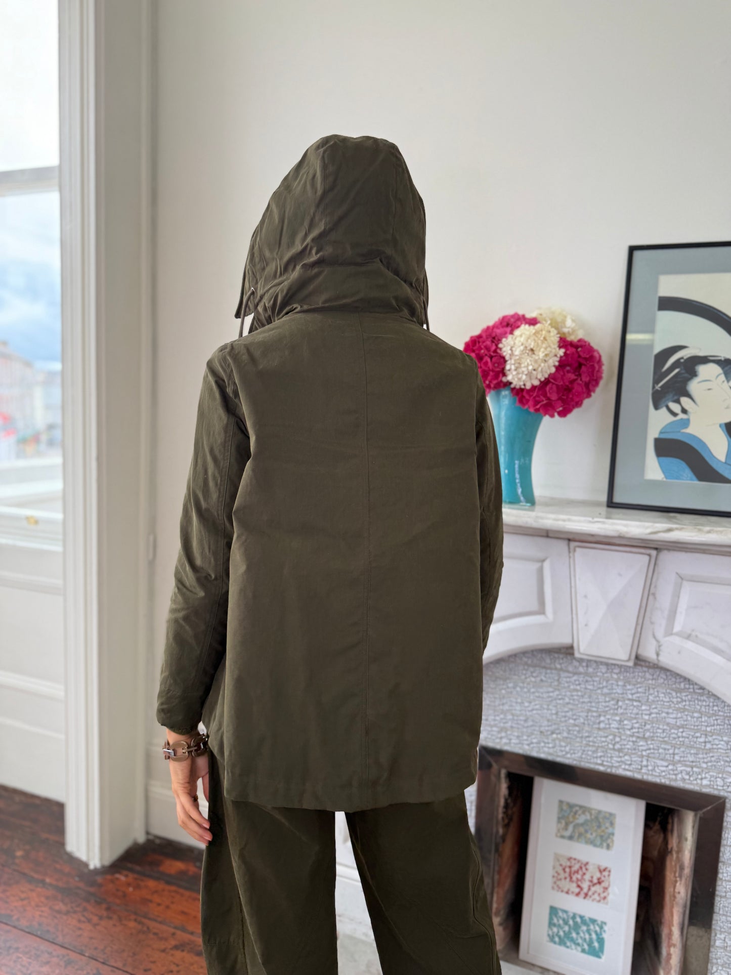 Herno Parka A-Shape Military Green