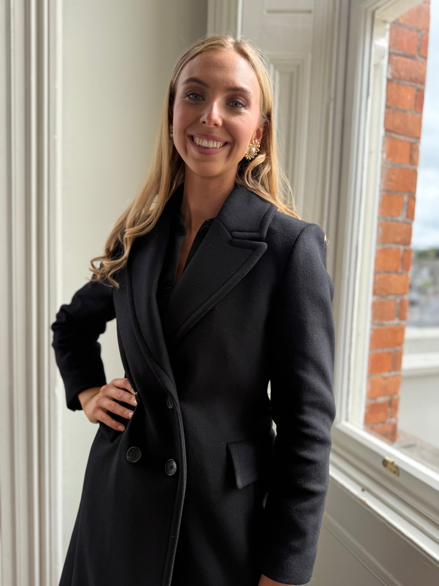Iblues Maggy Wool Double Breasted Coat