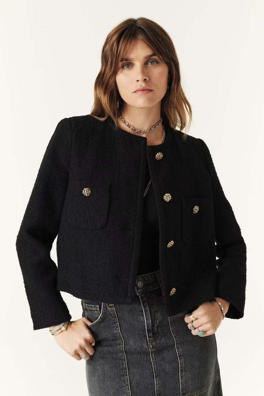 Ba&Sh Meredith Black Jacket