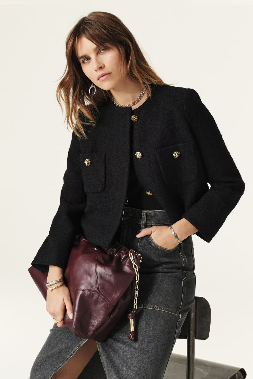 Ba&Sh Meredith Black Jacket