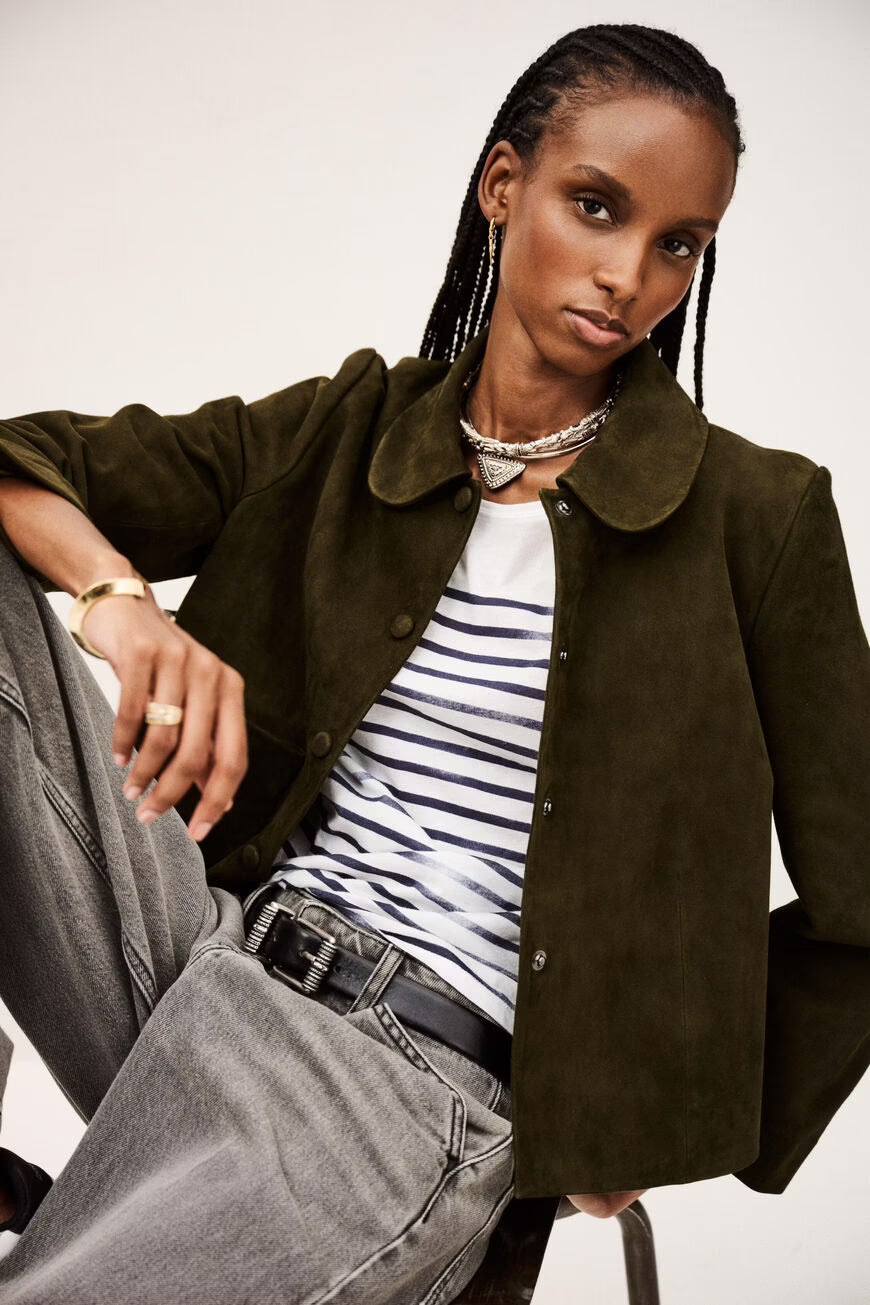 Ba&Sh Milas Straight-Cut Jacket