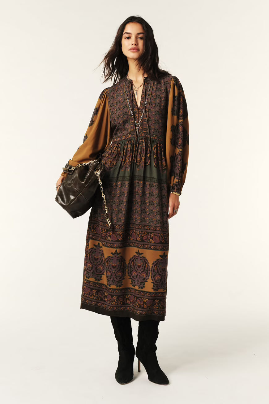 Ba&sh Barley Chocolate Brown Dress