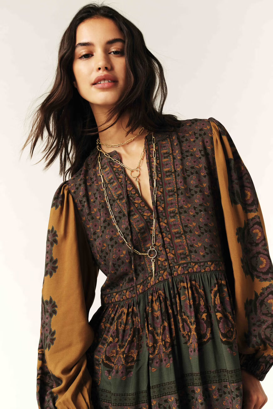 Ba&sh Barley Chocolate Brown Dress