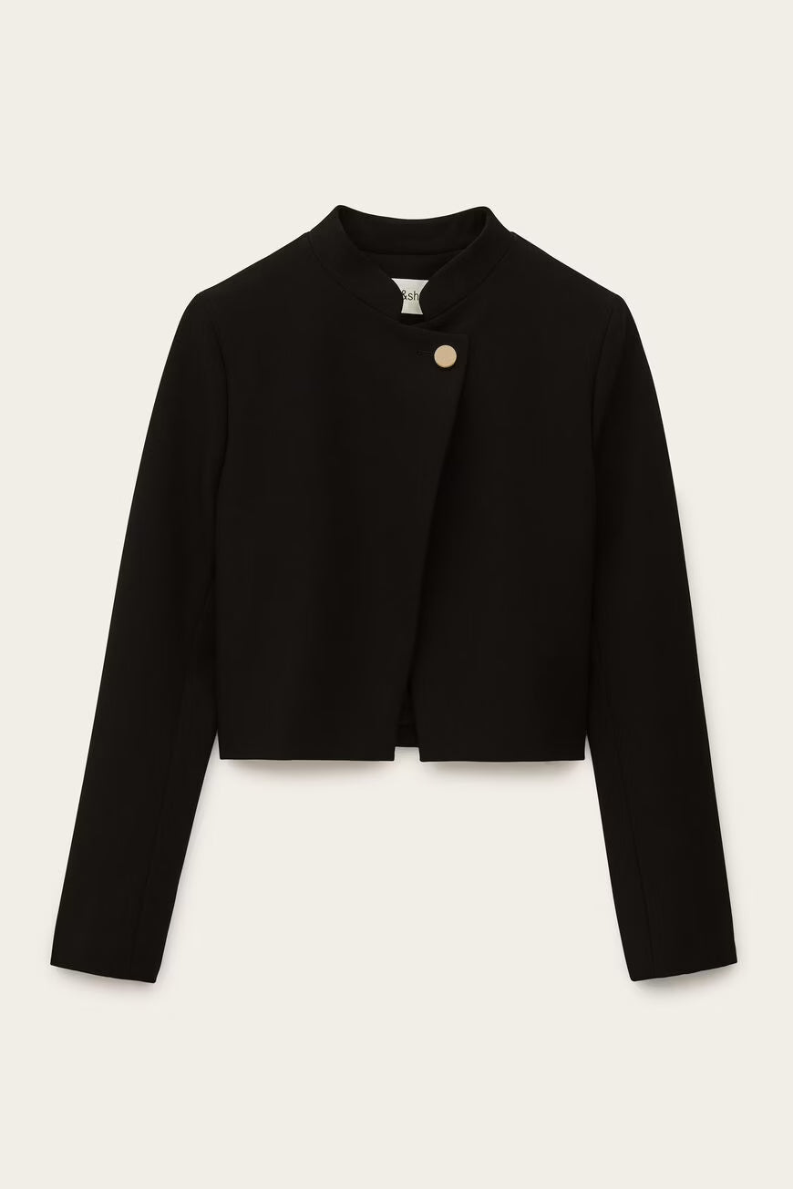 Ba&Sh Chroma Short Black Jacket