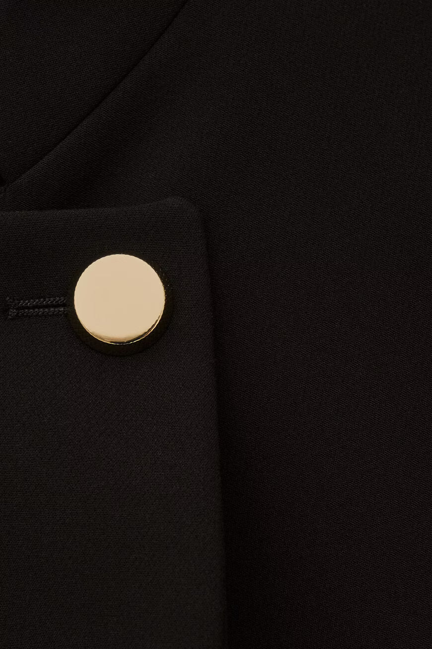 Ba&Sh Chroma Short Black Jacket