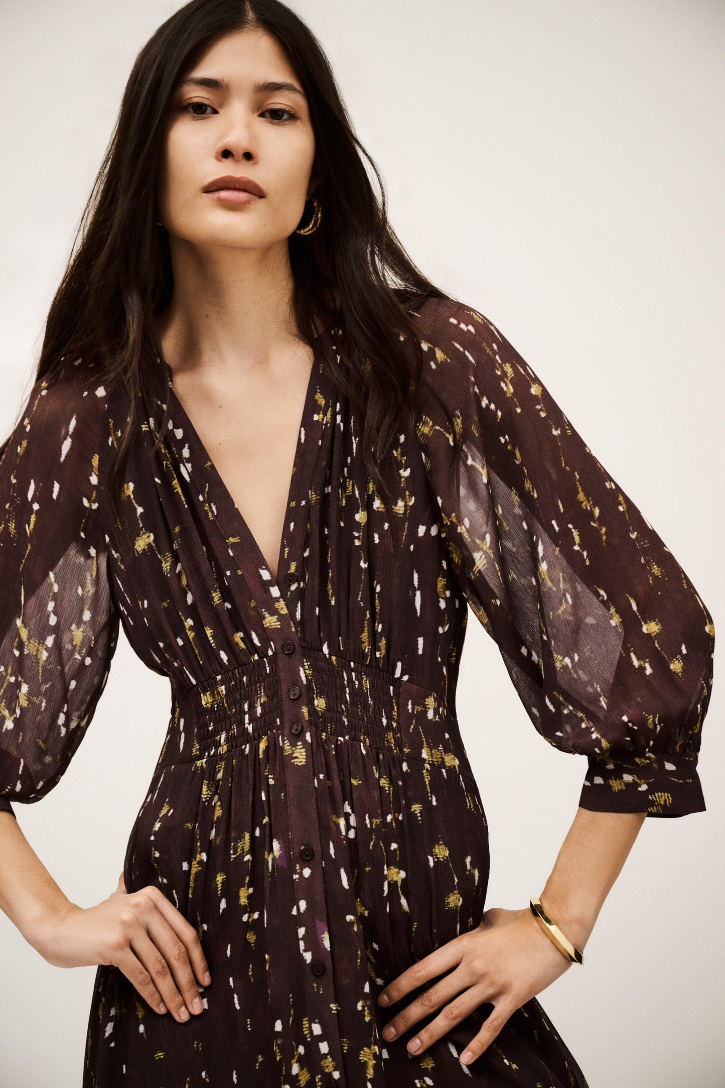 Ba&sh Karl Midi Length Dress