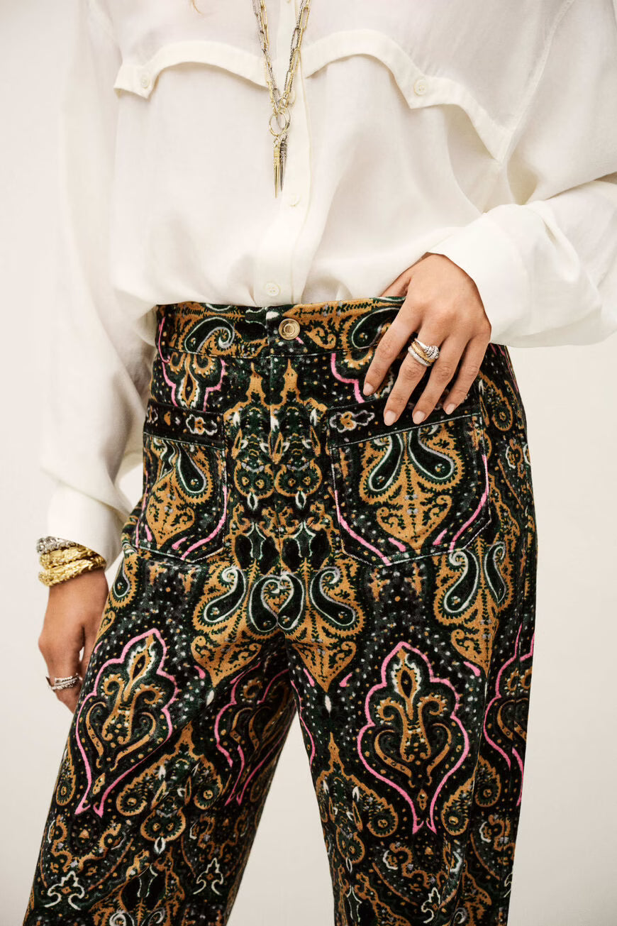 Ba&Sh Swae Printed Wide Leg Pants