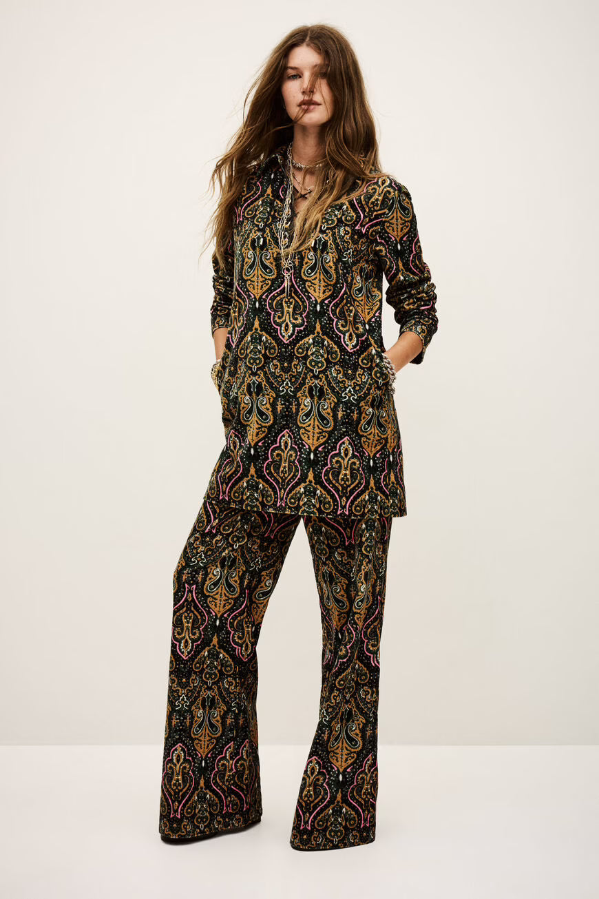 Ba&Sh Swae Printed Wide Leg Pants