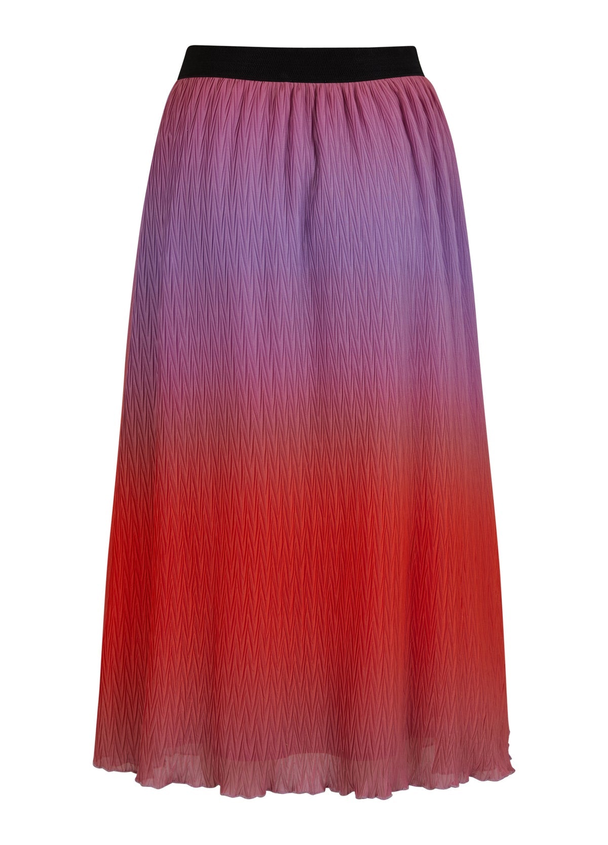 Plisse Skirt in Dip Dye