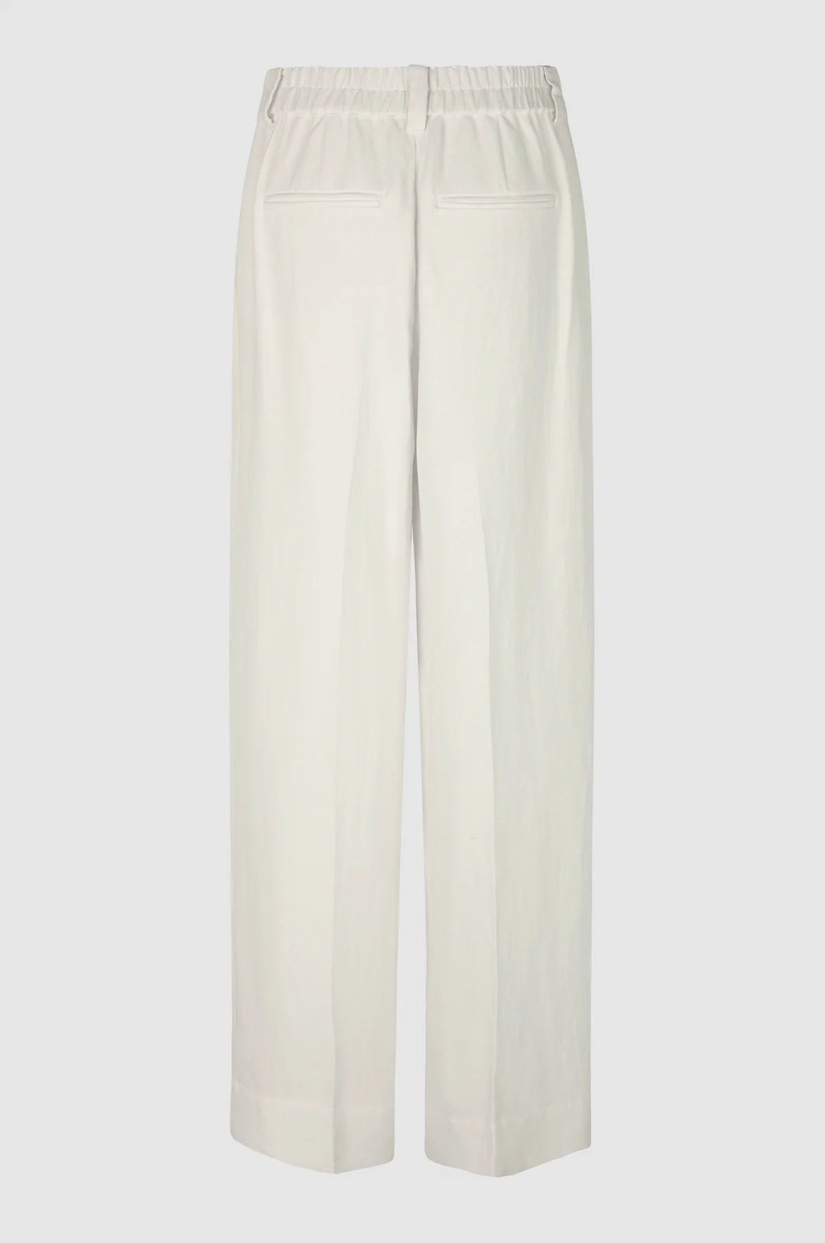 Lino New Trousers-Antique White