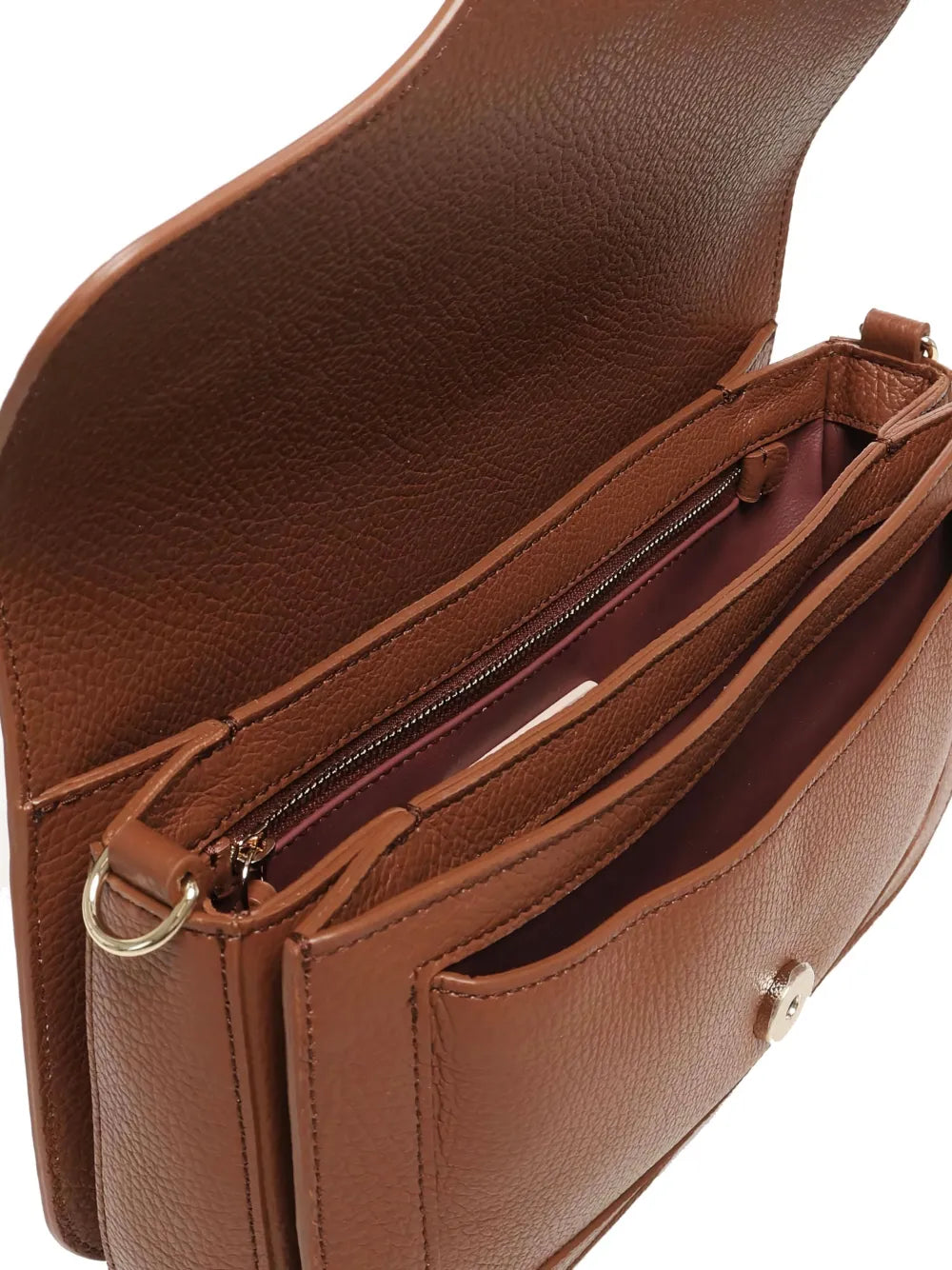 Coccinelle Grained Leather Shoulder Bag