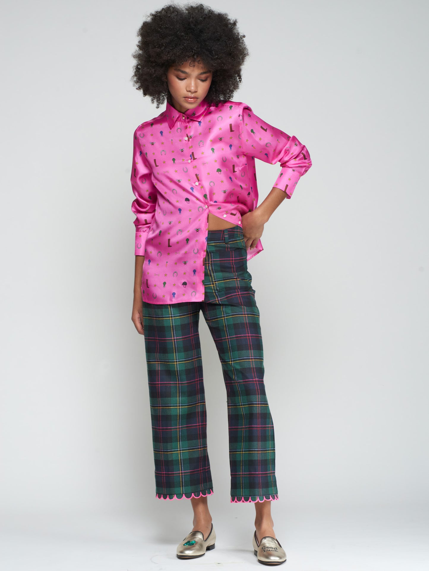 Vilagallo Tartan Trousers