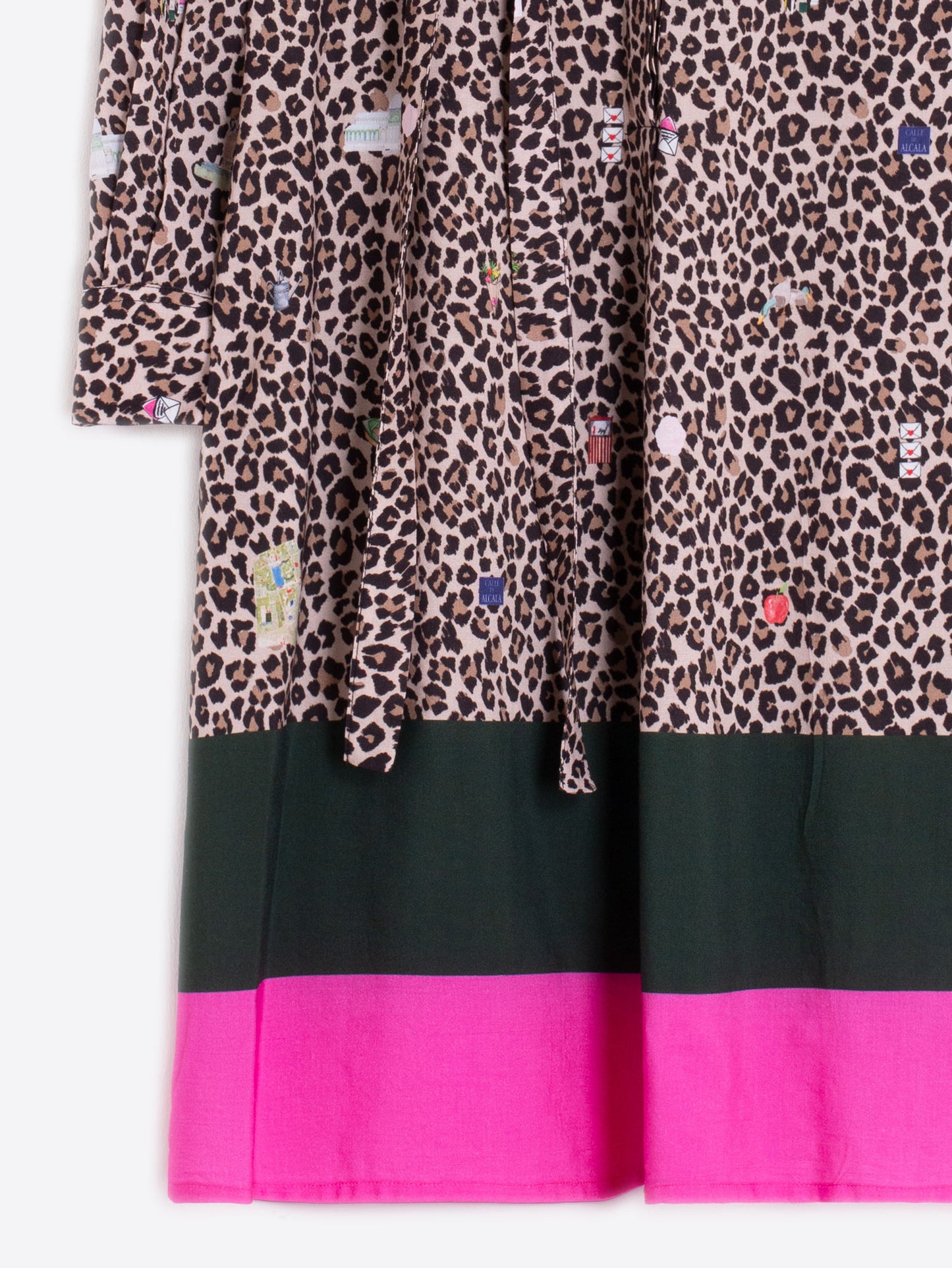 Vilagallo Leopard Print Dress
