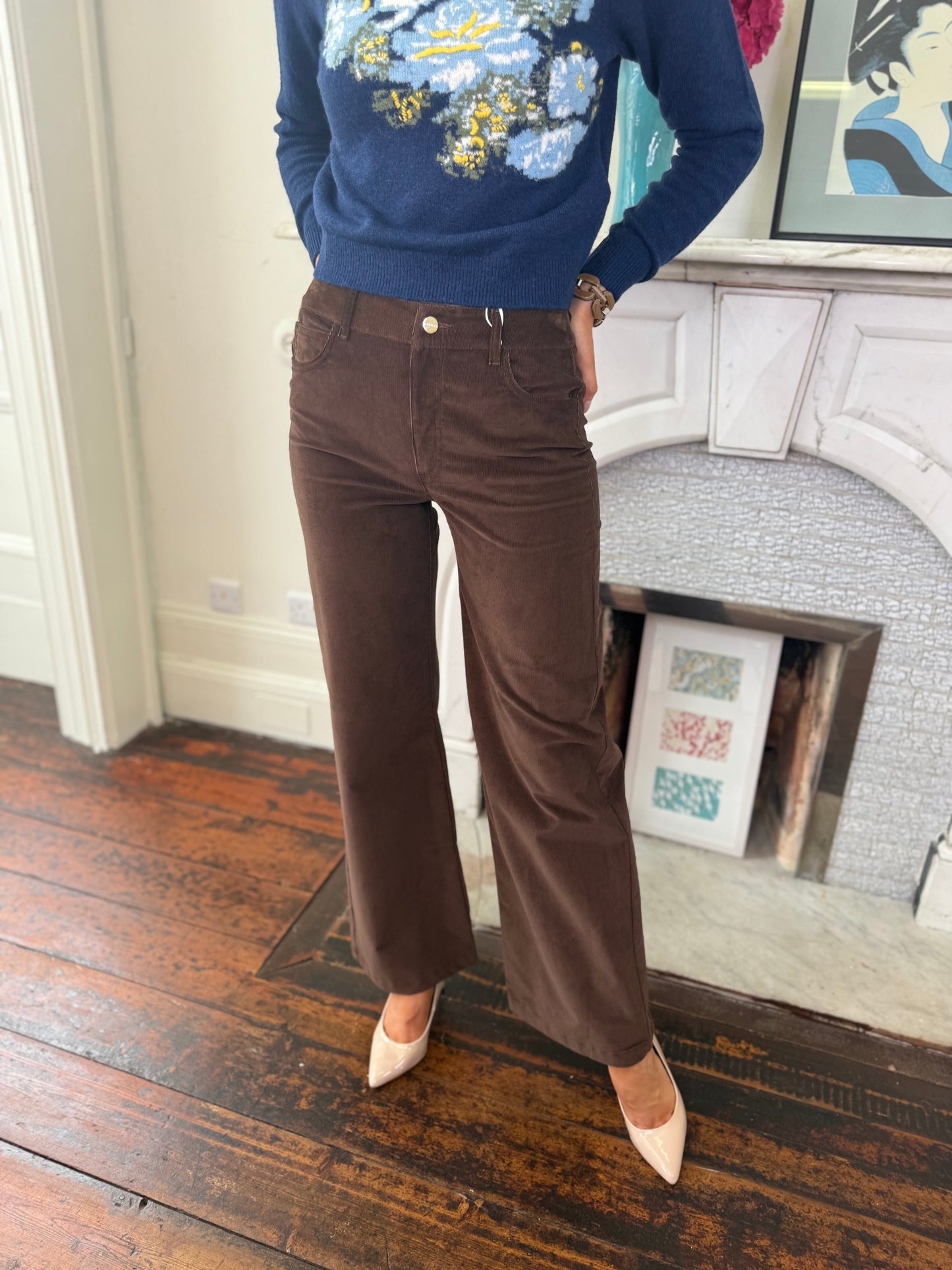 Iblues Martin Brown Fine Corduroy Jeans