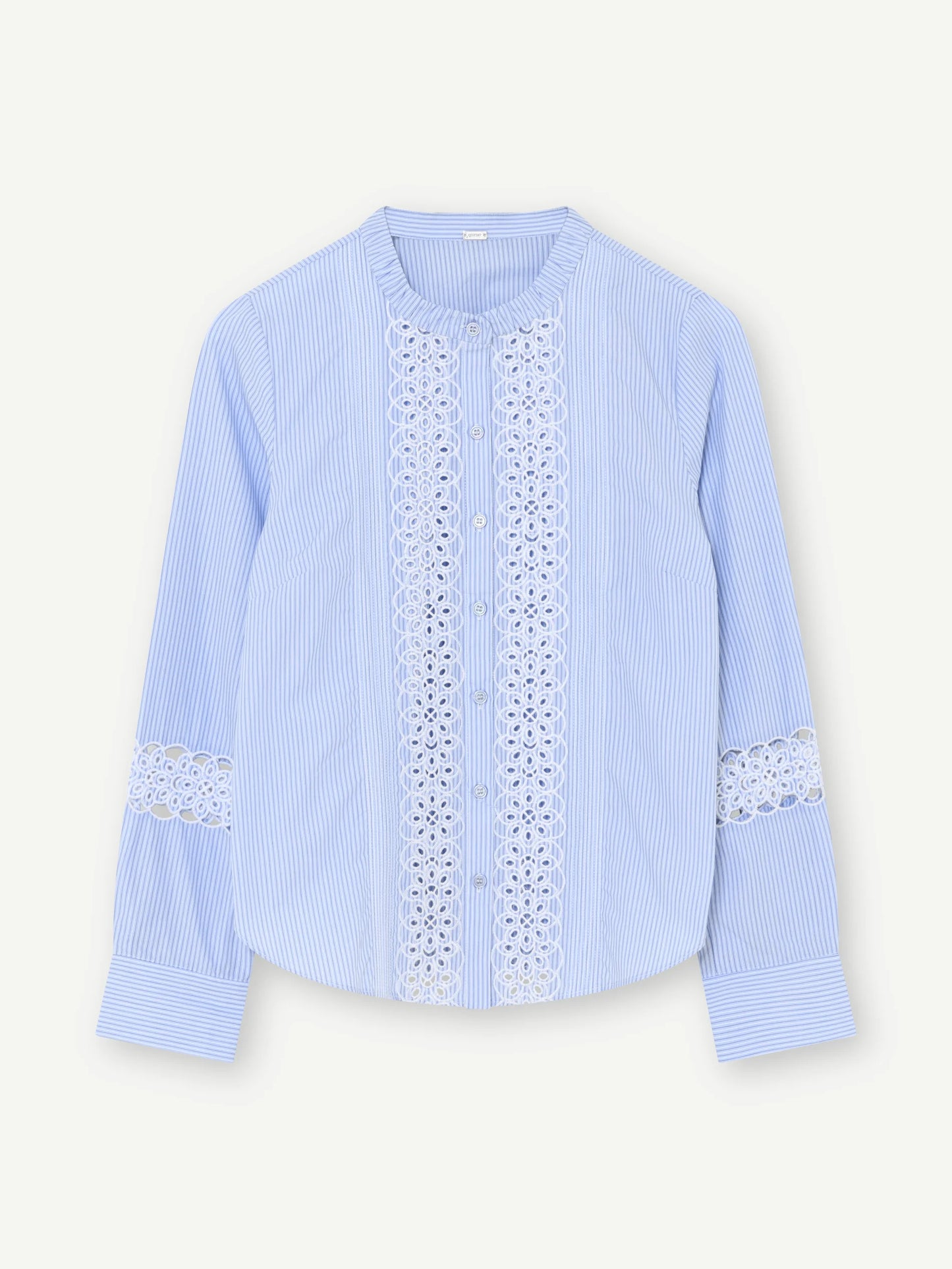 Gustav Carmen Blue Buzz Blouse