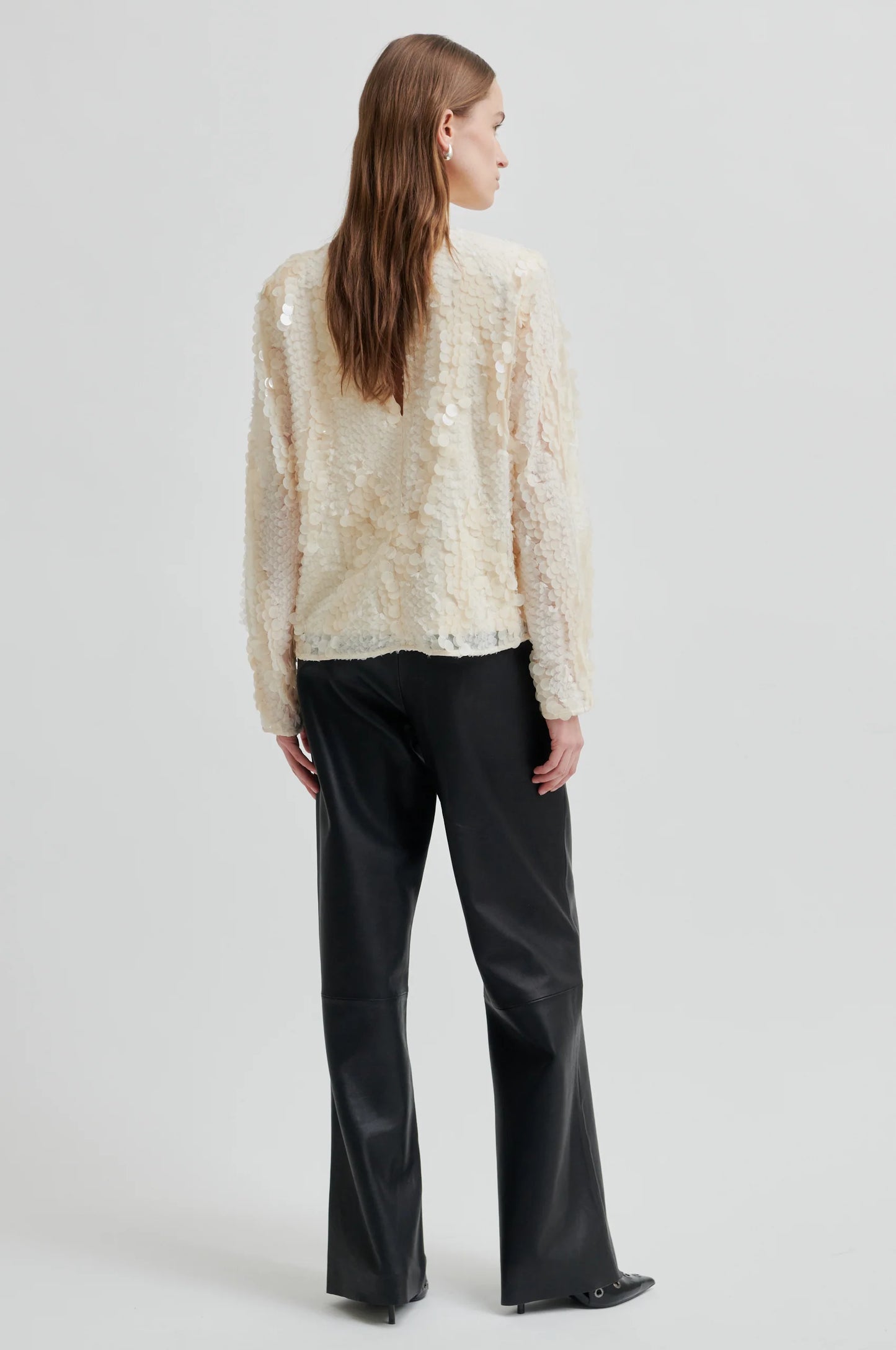 Second Female Aluna Bonded Leather Trousers