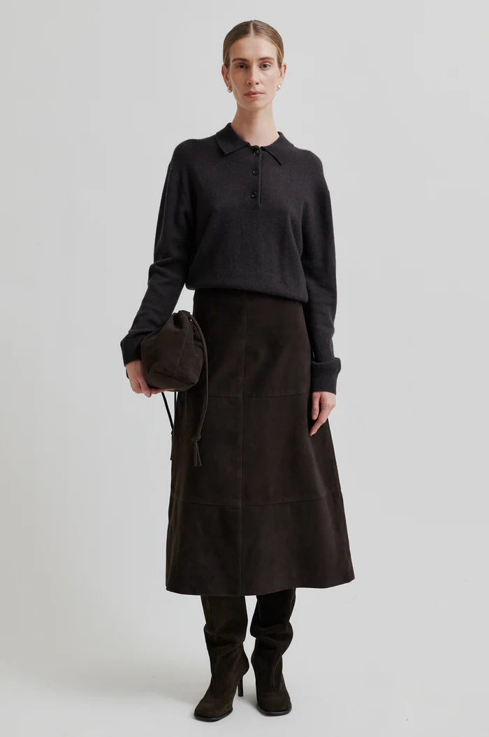 Second Female Noormie Suede Skirt