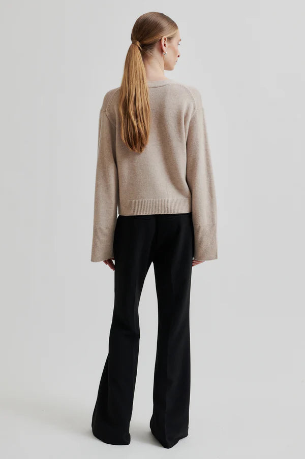 Second Female Alpha Knit Fitted Cardigan