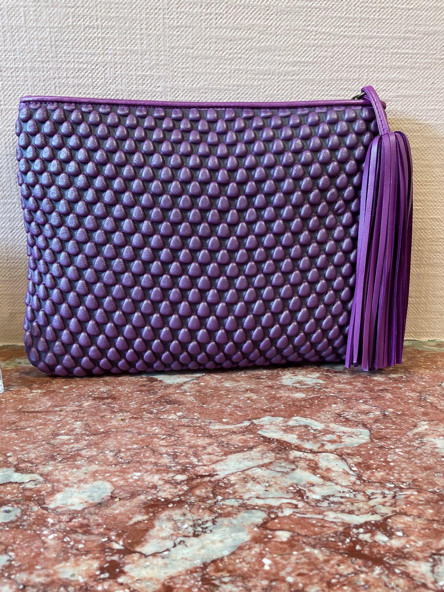 Tissa Fontaneda Pochette X Large Plum