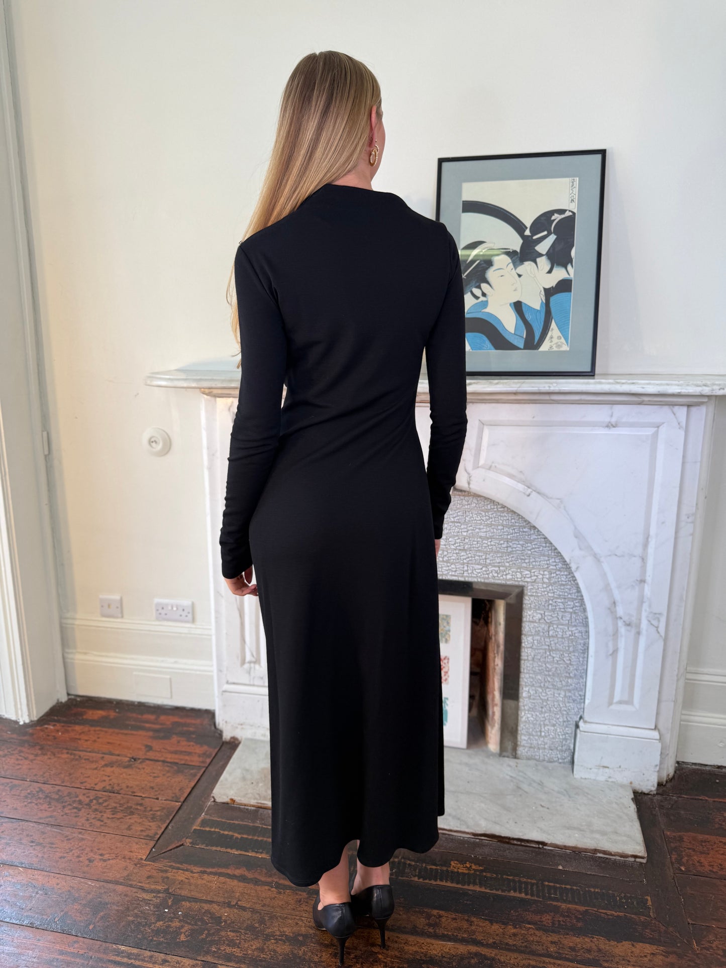 Sportmax Black Edile Fitted Dress
