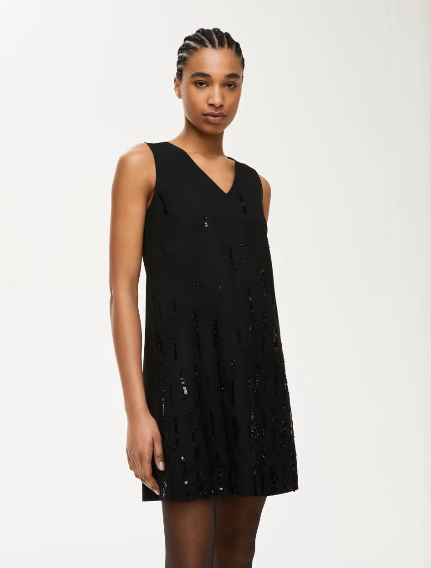 Iblues Oxalis Black Dress