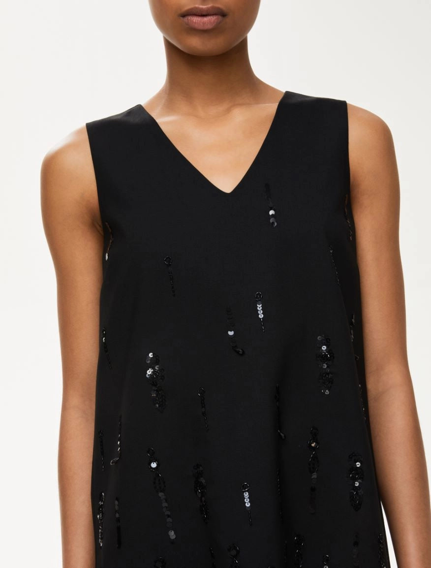Iblues Oxalis Black Dress