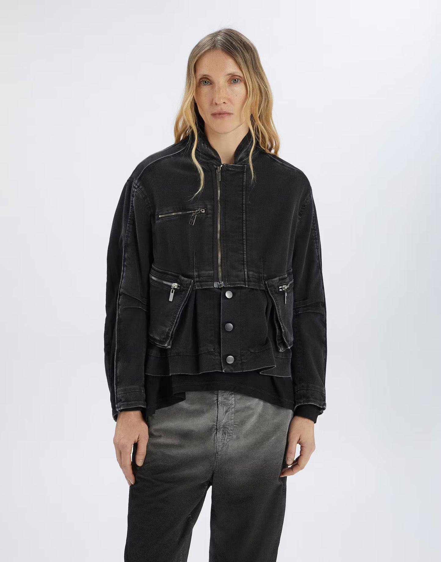 High Black Demin Keira Jacket