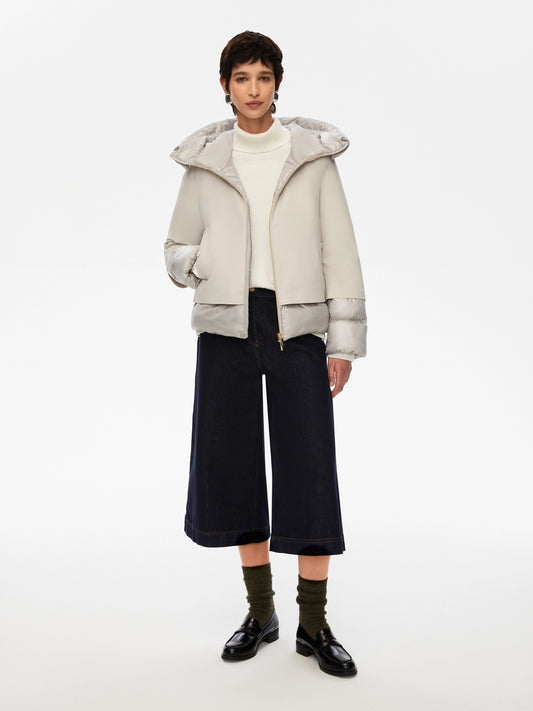 Iblues Hooded Jacket Mastic