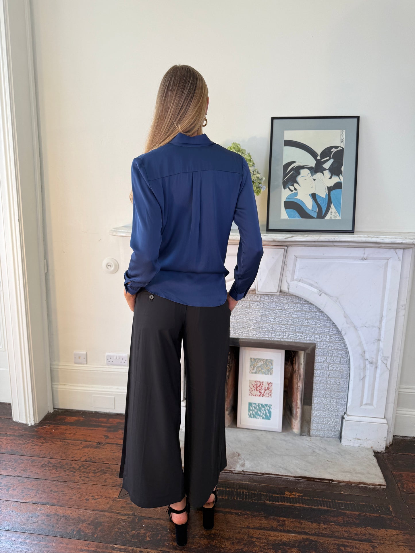 Silk95five Thai Shirt in Midnight
