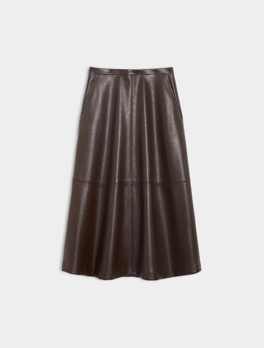 Iblues Piave Full Skirt Brown