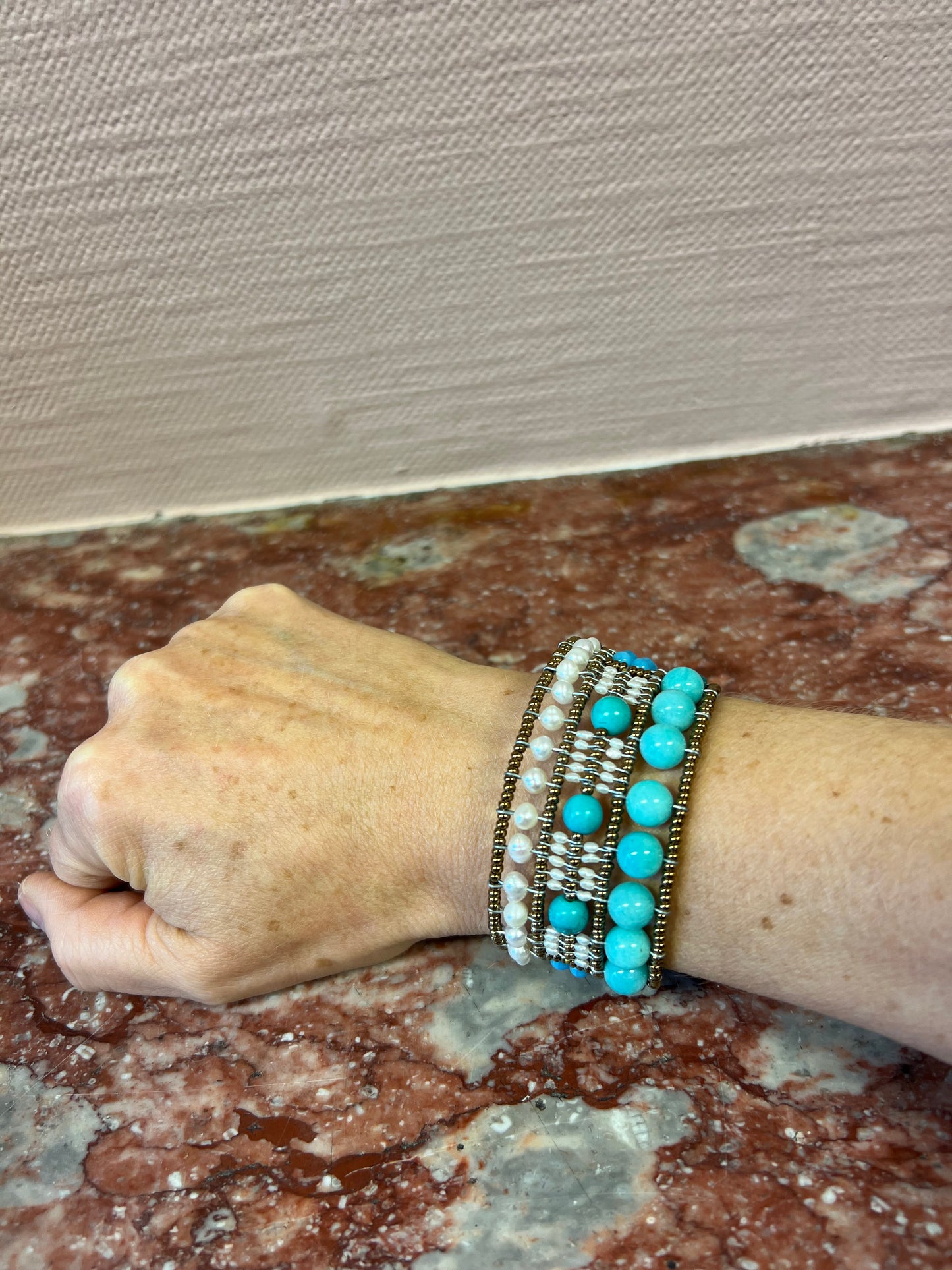 Shinju Liberty Azul Bracelet