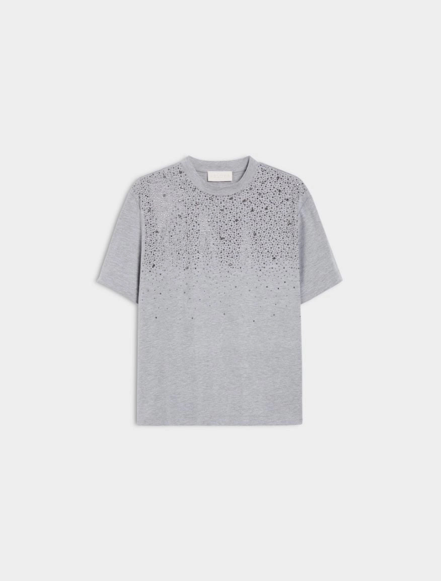 Iblues Fiero Embroidered T-shirt Melange Grey