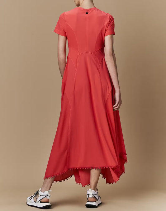 A-List Fit And Flare Watermelon Dress