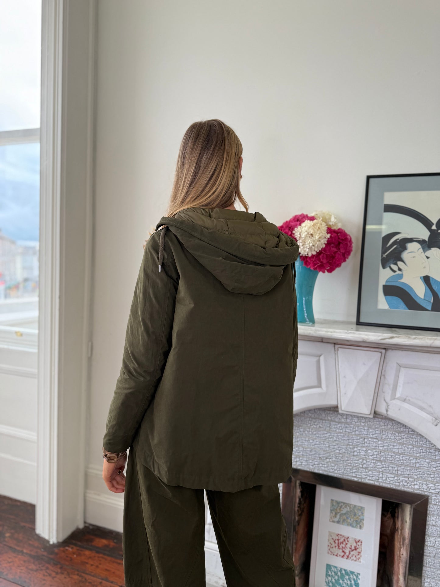 Herno Parka A-Shape Military Green