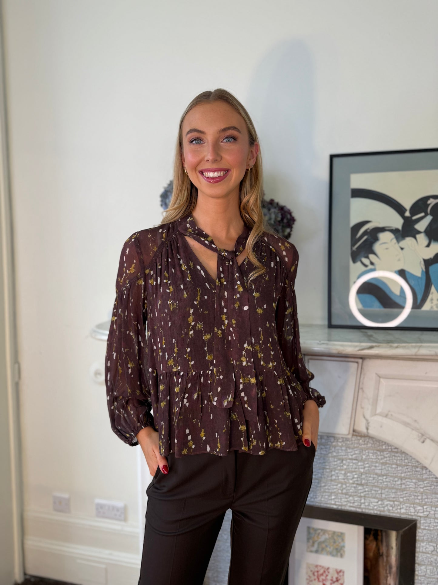 Ba&Sh Kamala Printed Top