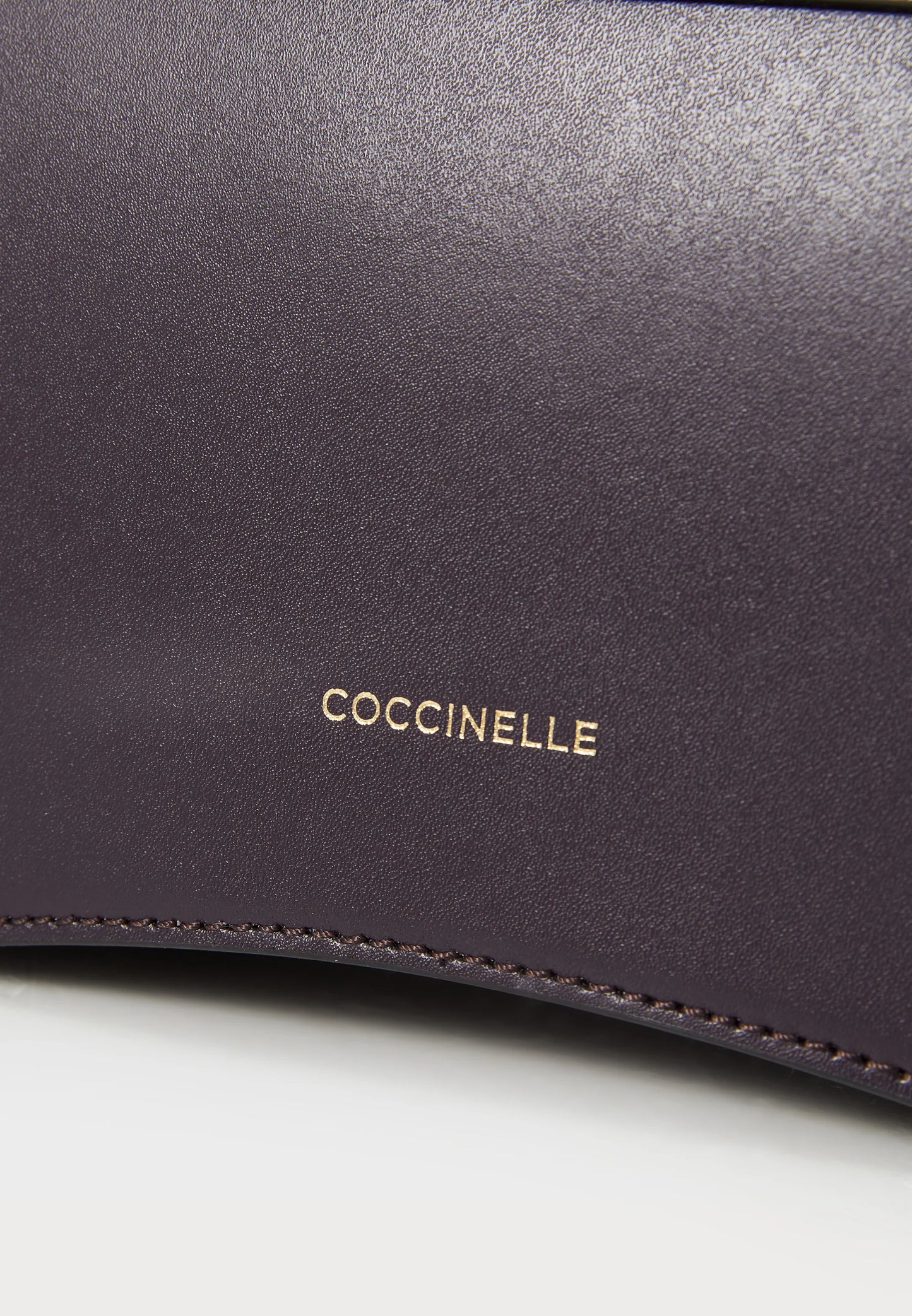 Coccinelle Calf Leather Bag Prune
