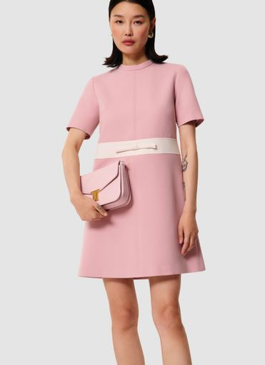 Tara Jarmon Royce Antique Rose 1960's Inspired Dress