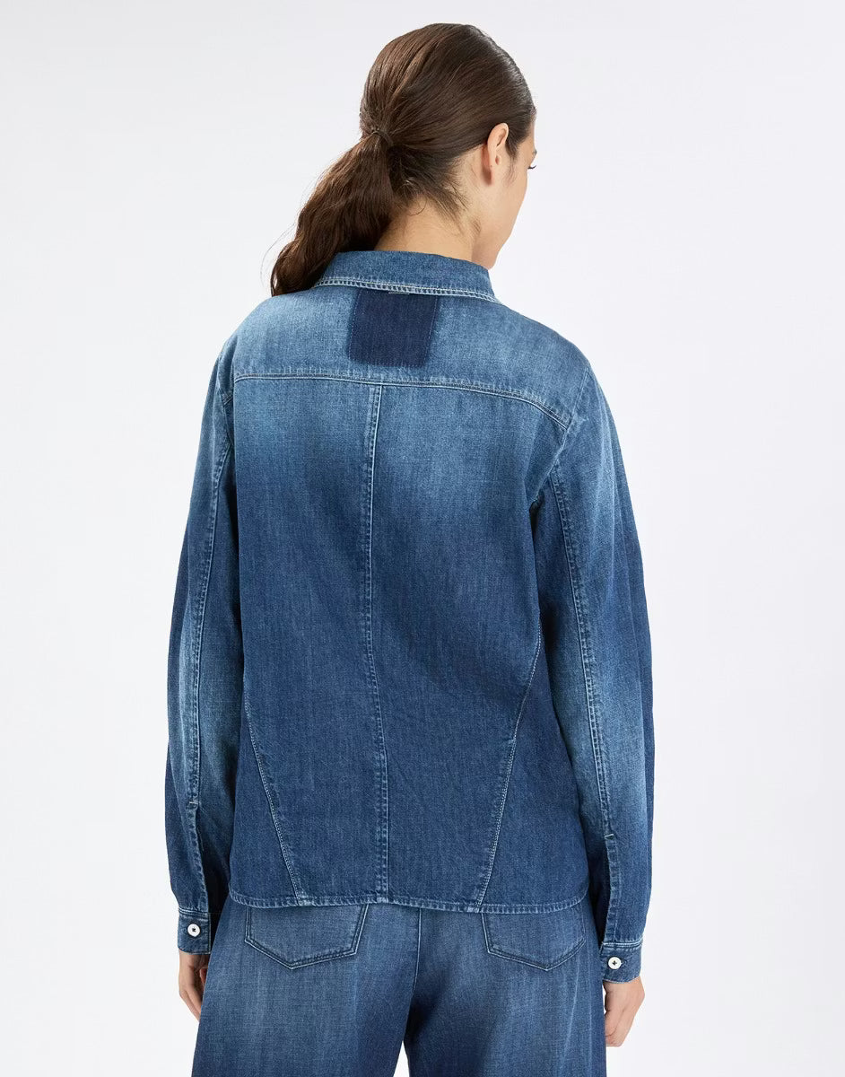 High Majorette Dark denim shirt-jacket