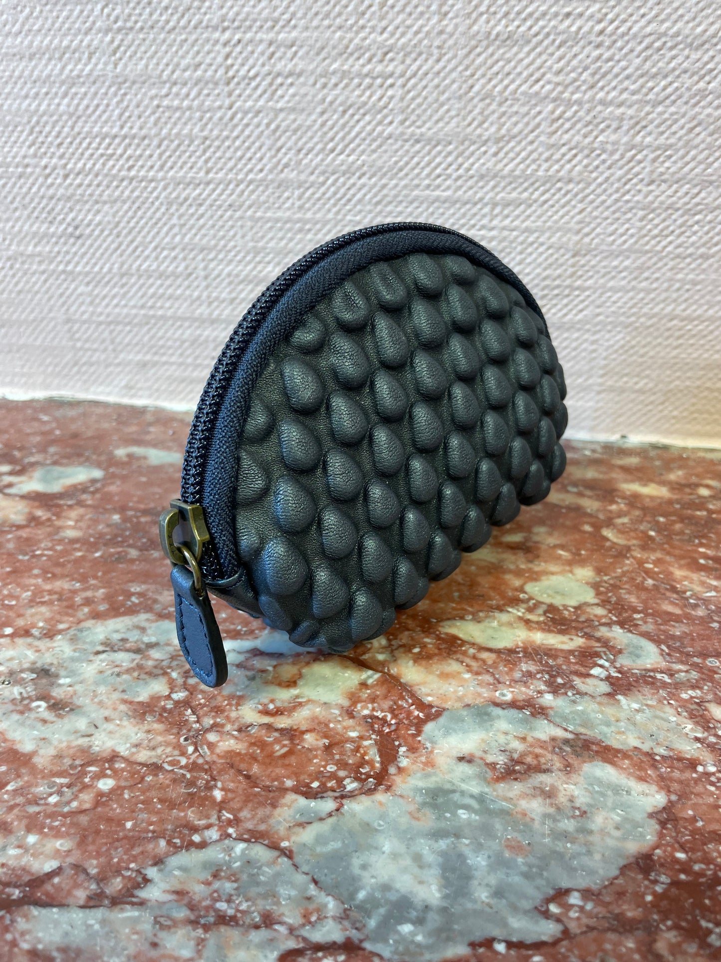 Tissa Fontaneda Half Moon Purse Marine