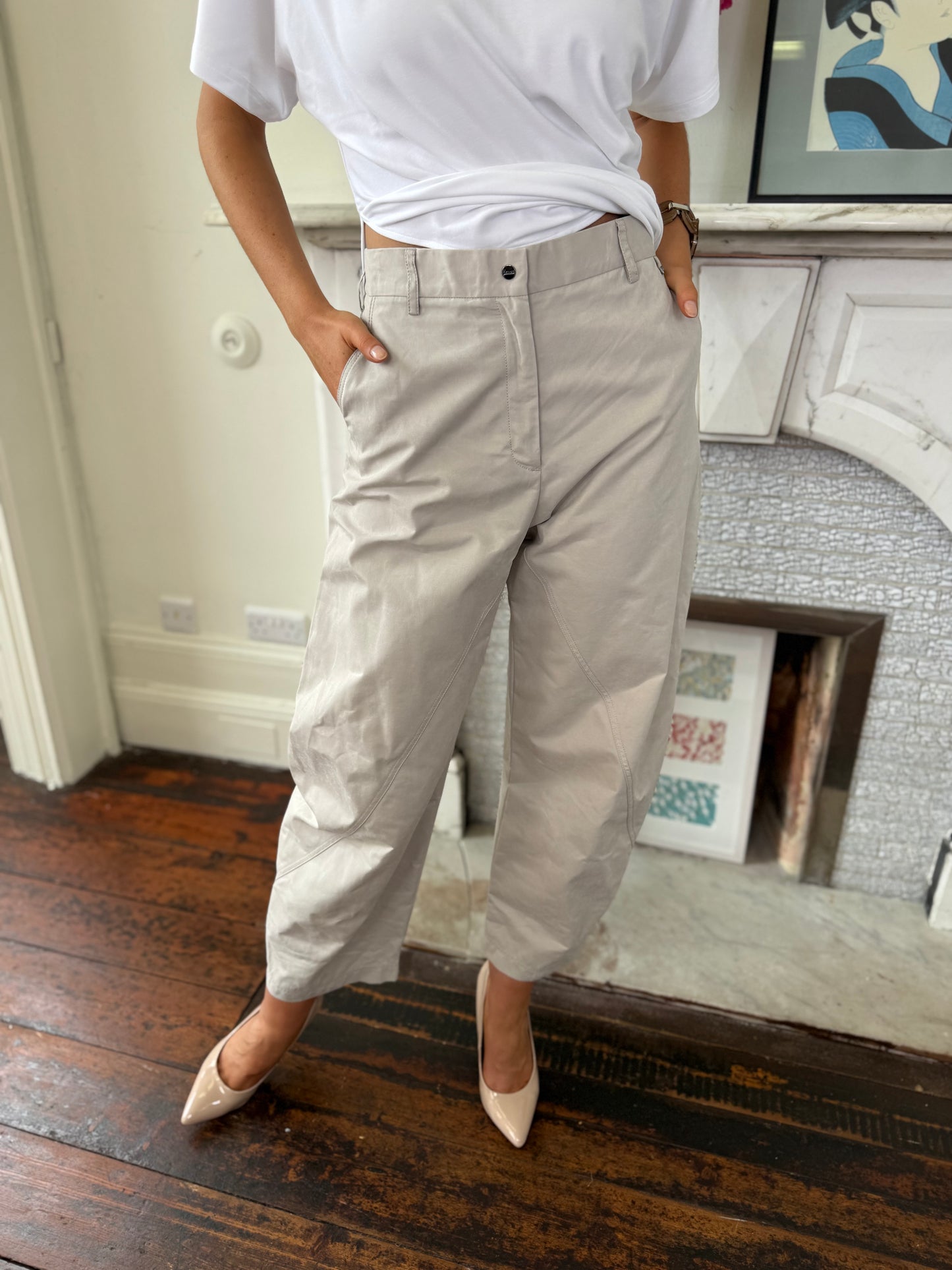 Herno Wide-Leg Elasticated Waistband Pants