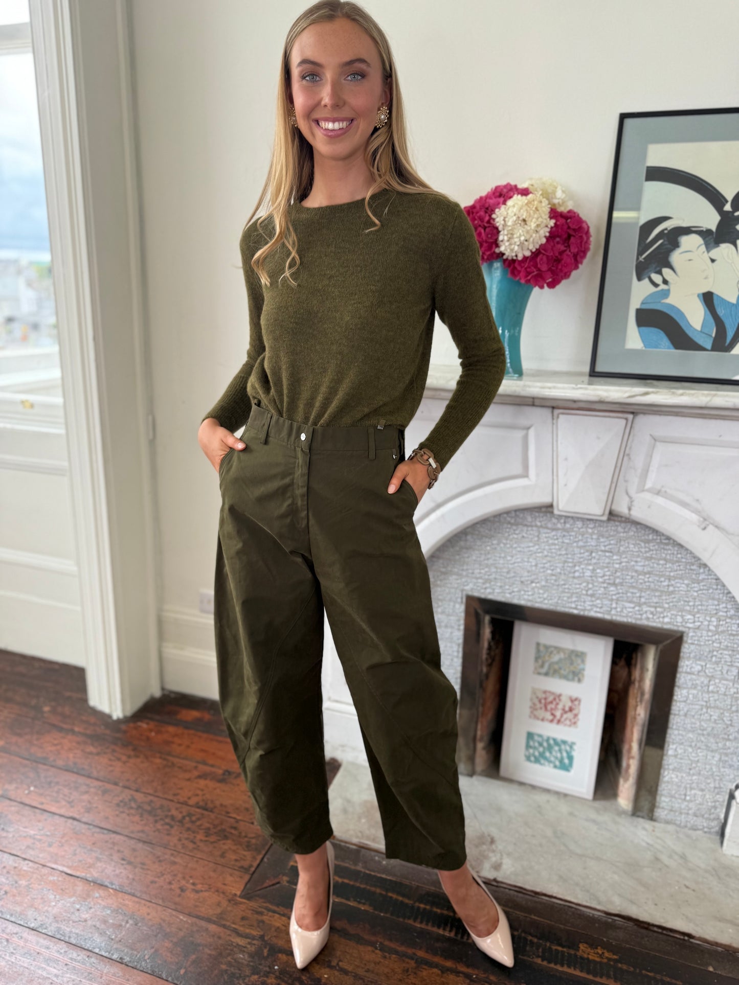 Herno Knit in Military Green