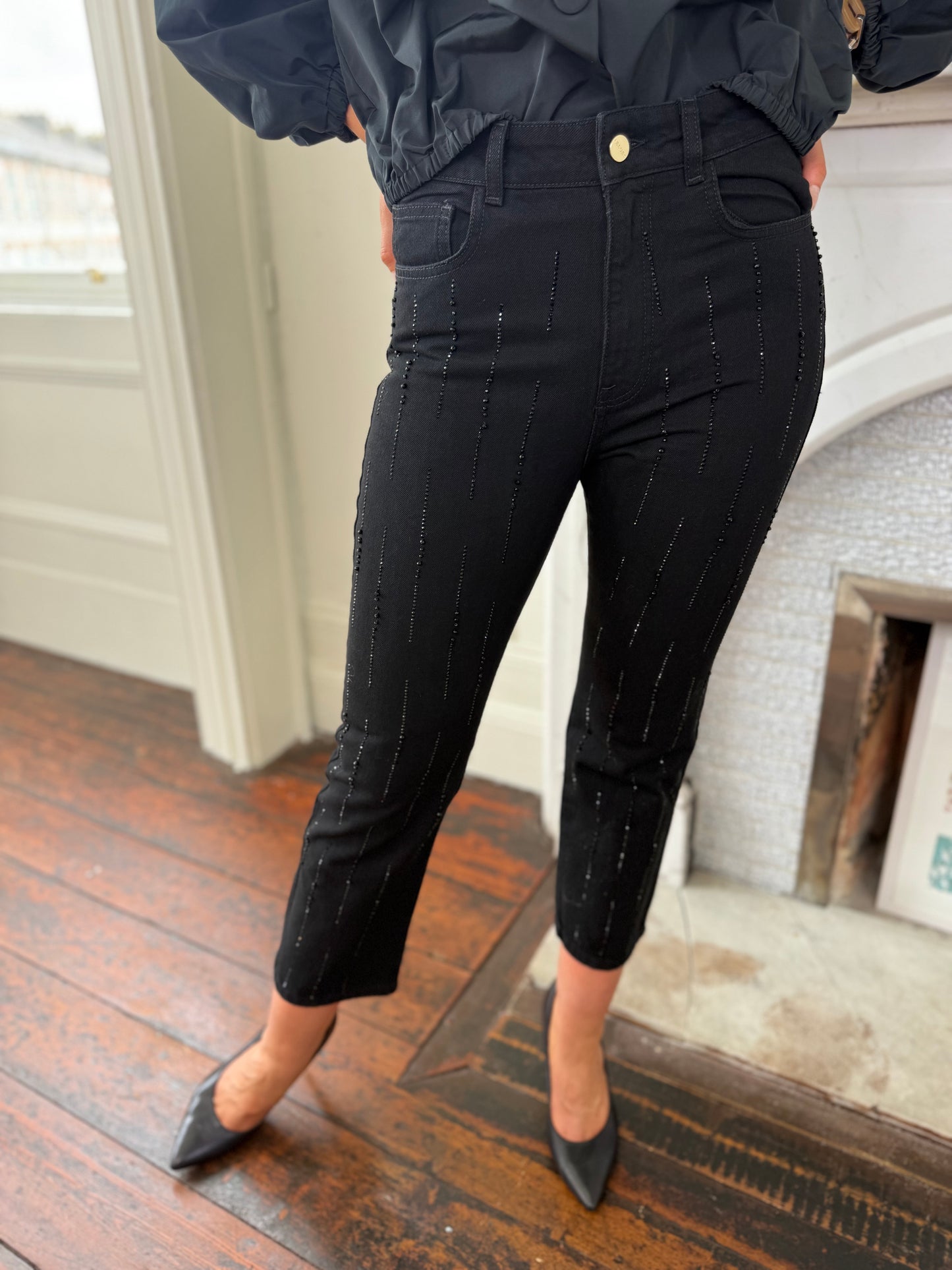 Iblues Dianashine Denim in Black