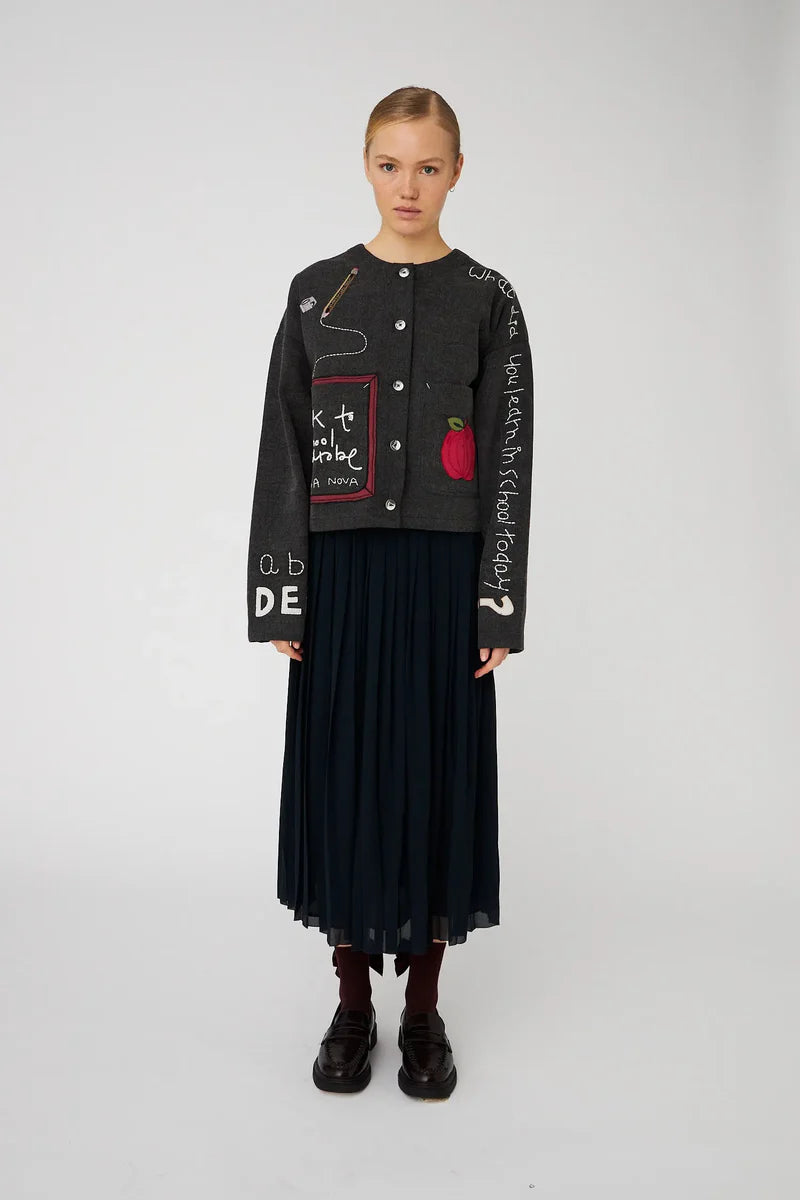Stella Nova Chalk Board Jacket Almost Black