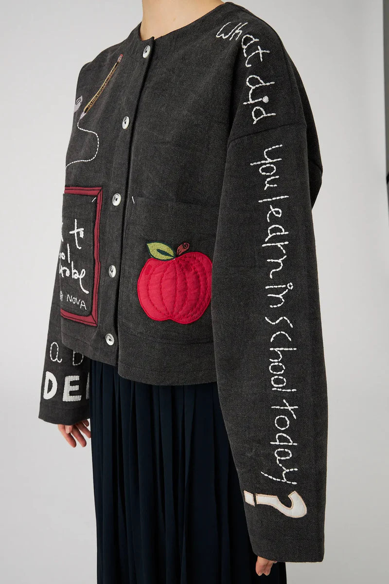 Stella Nova Chalk Board Jacket Almost Black