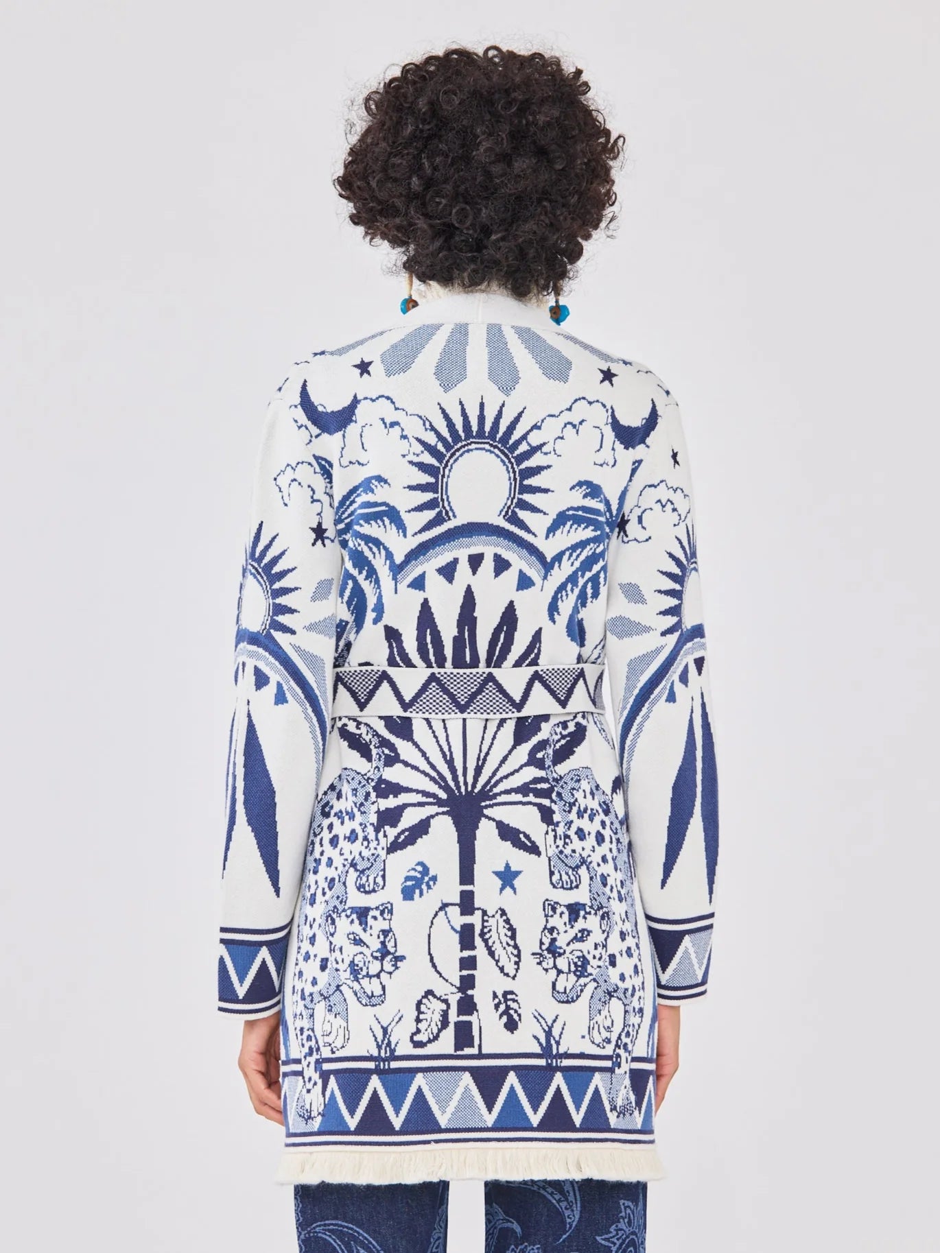 Hayley Menzies Magic Leopard Cardigan Cream