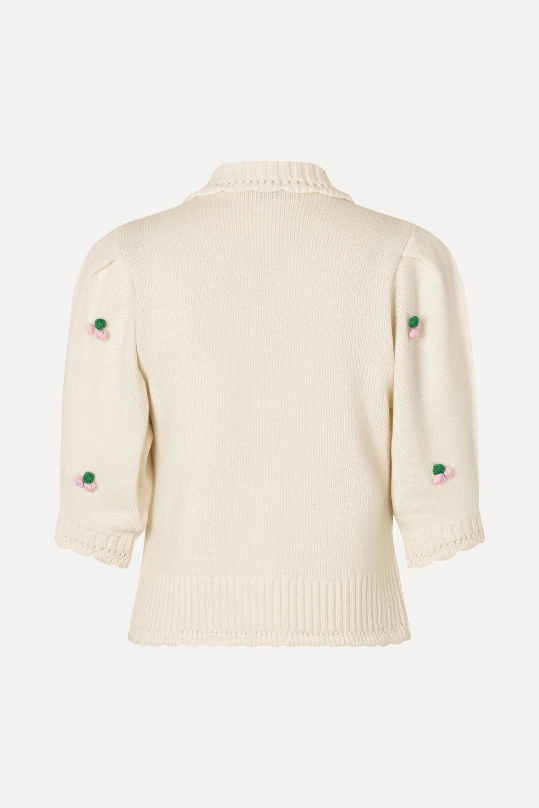 Stine Goya Bubble Knit Polo Cardigan