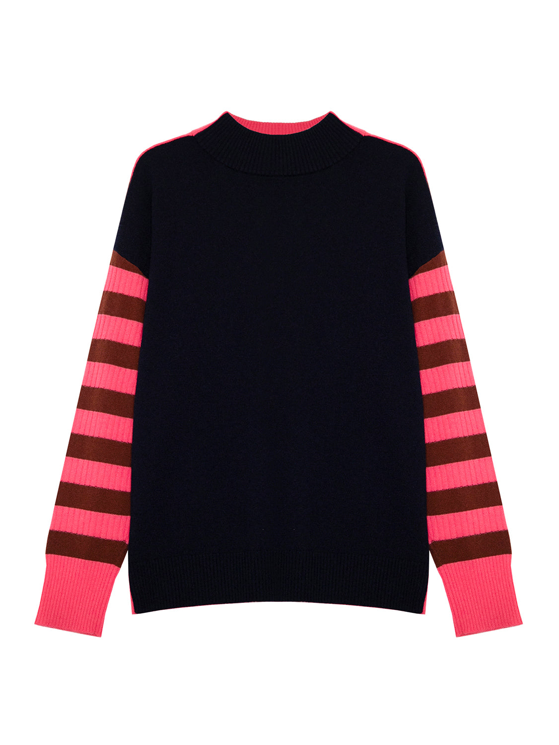 Cocoa Cashmere Dana Jumper Navy Striped