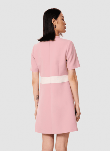 Tara Jarmon Royce Antique Rose 1960's Inspired Dress