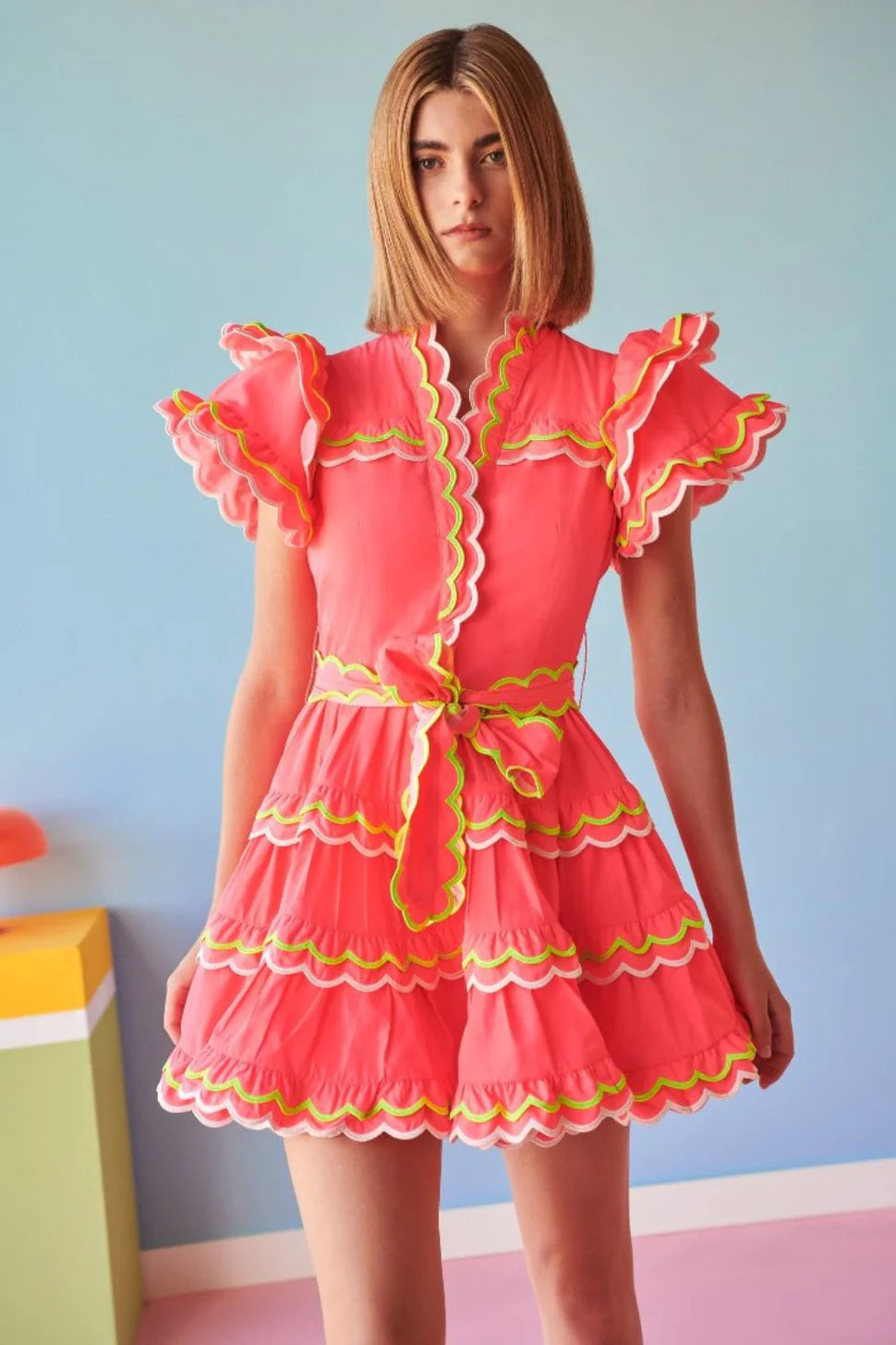 Saga Short Pink Dress